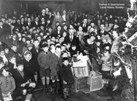 Kit Kat Club Spennymoor during the Christmas period c.late 1920's