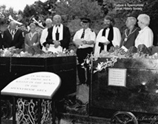 A memorial of Miners Colliery Tubs, 2000