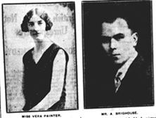 Miss Vera Painter and Mr Albert Brighouse wedding.