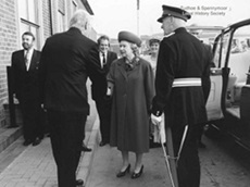 Queen Elizabeth II and the Duke of Edinburgh visited Thorn Lighting at Spennymoor.